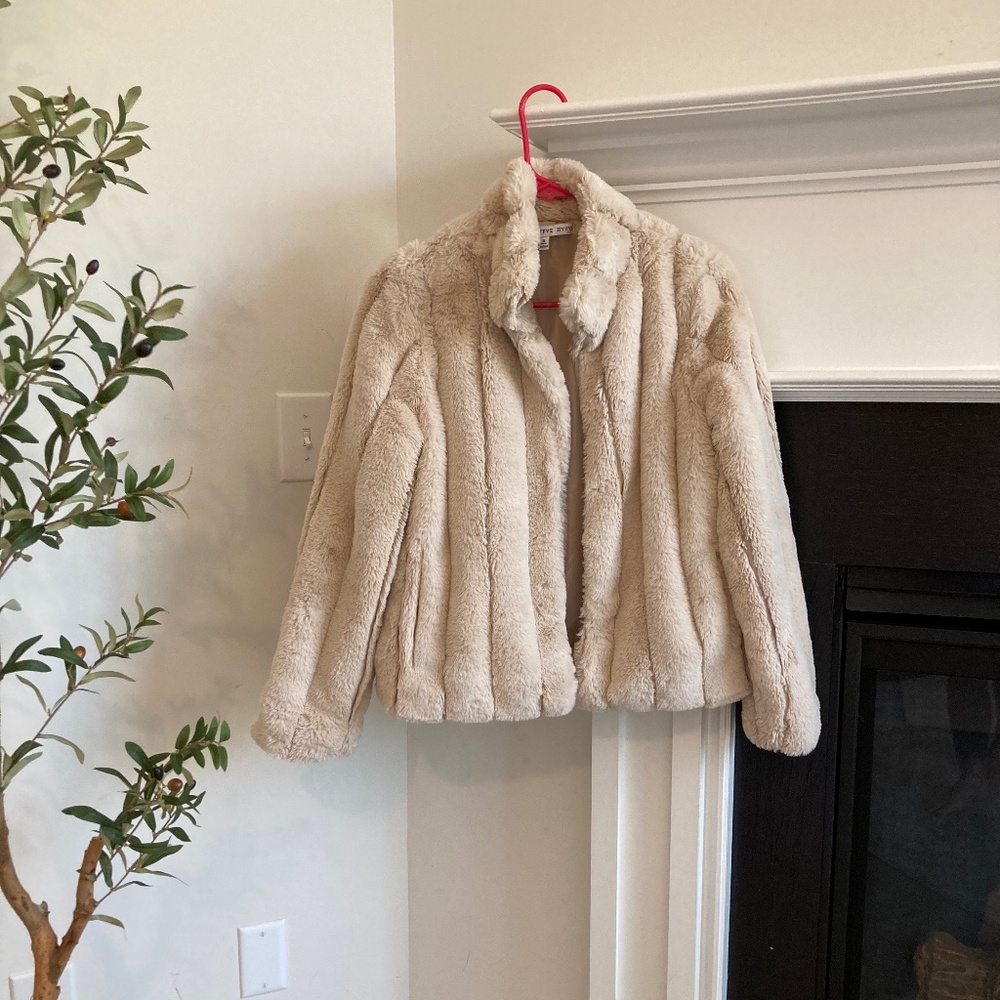Faux fur coat